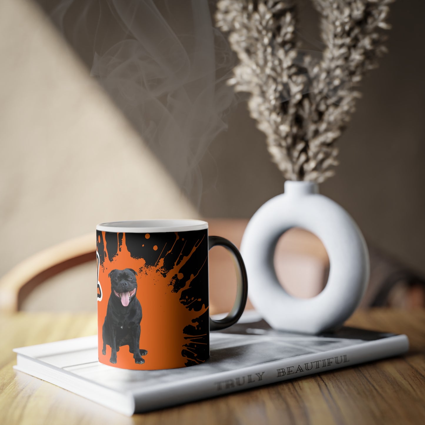 Magic Coffee Mug - personalisierbar mit Foto und Namen