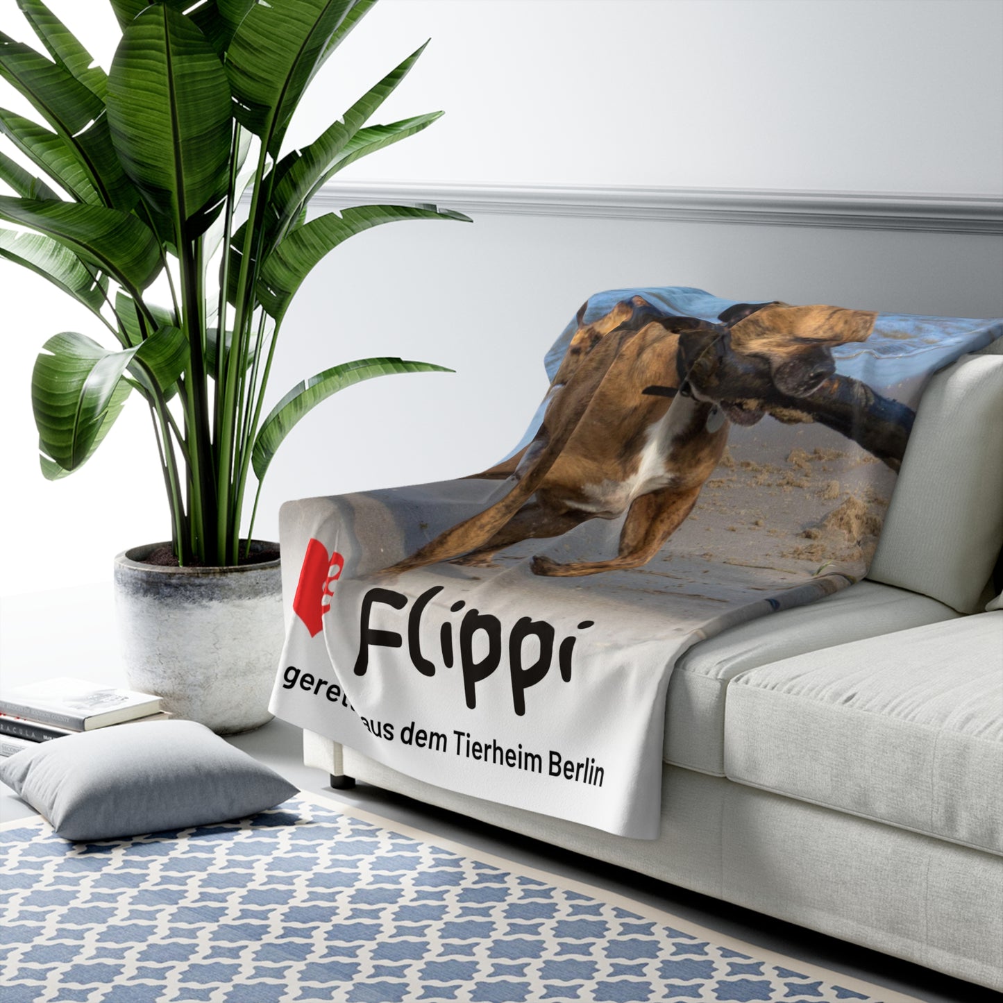 Sherpa Fleece Blanket personalisiert