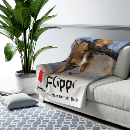 Sherpa Fleece Blanket personalisiert