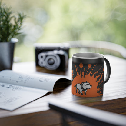 Magic Coffee Mug - Cute Outlaws Maskottchen erscheint