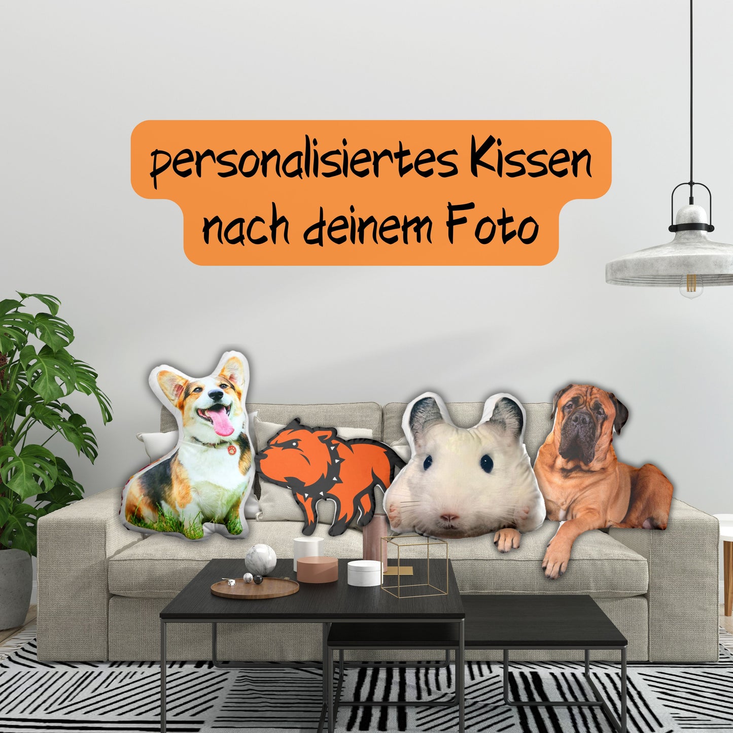 Individuelles Formkissen - nach deinem Foto