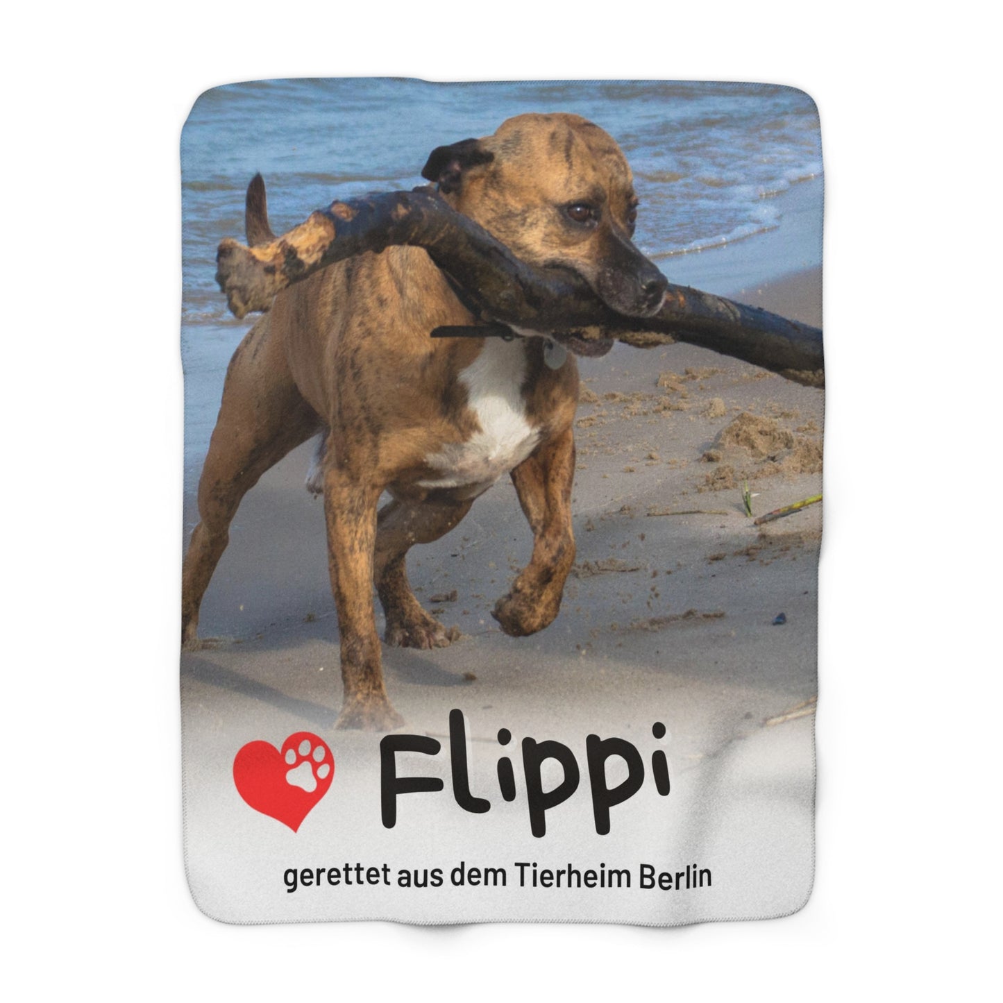 Sherpa Fleece Blanket personalisiert