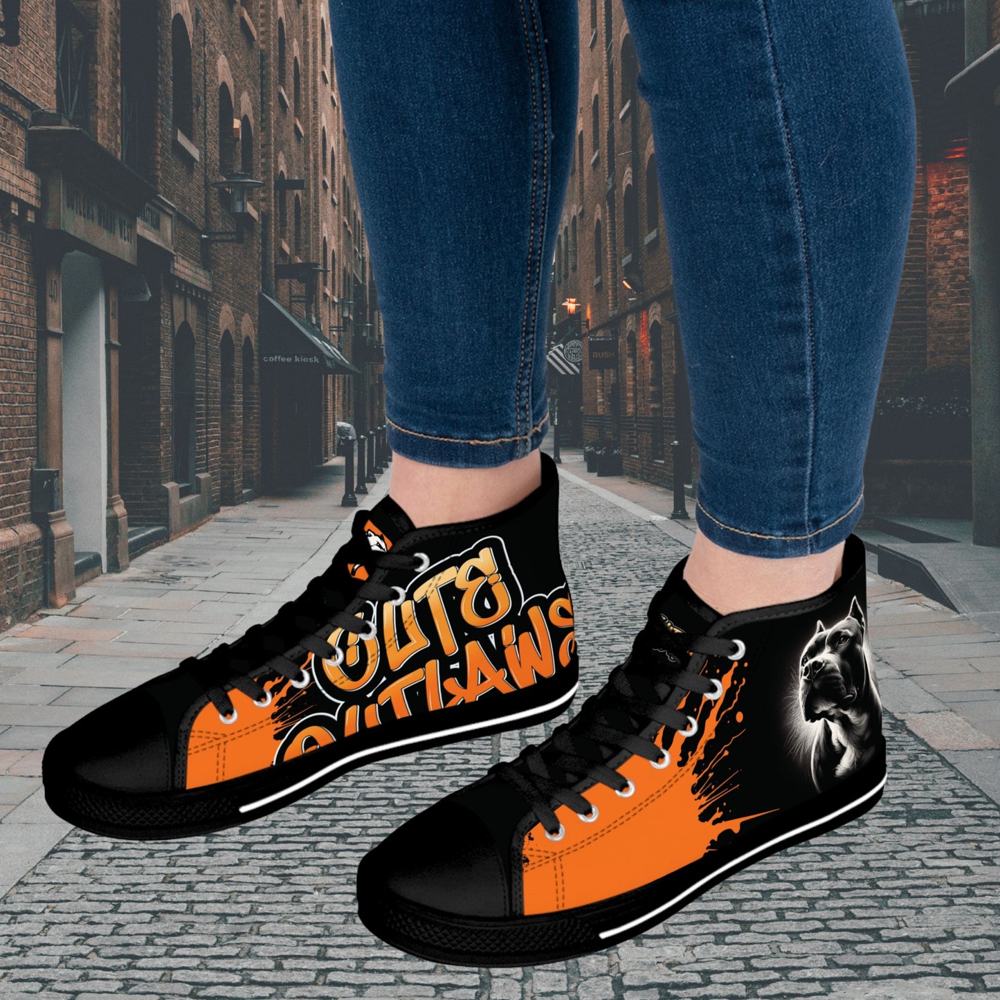 Cute Outlaws Sneaker - High-Top Leinenschuhe