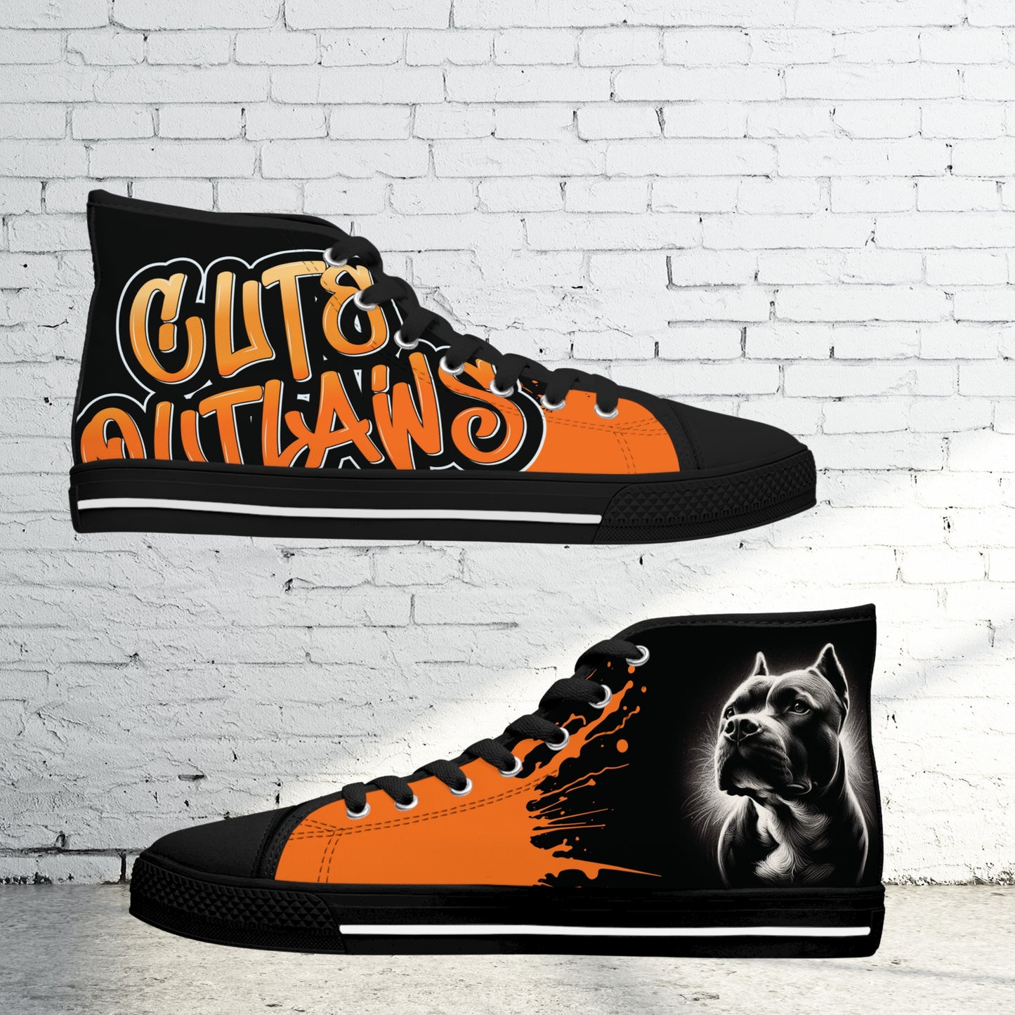 Cute Outlaws Sneaker - High-Top Leinenschuhe