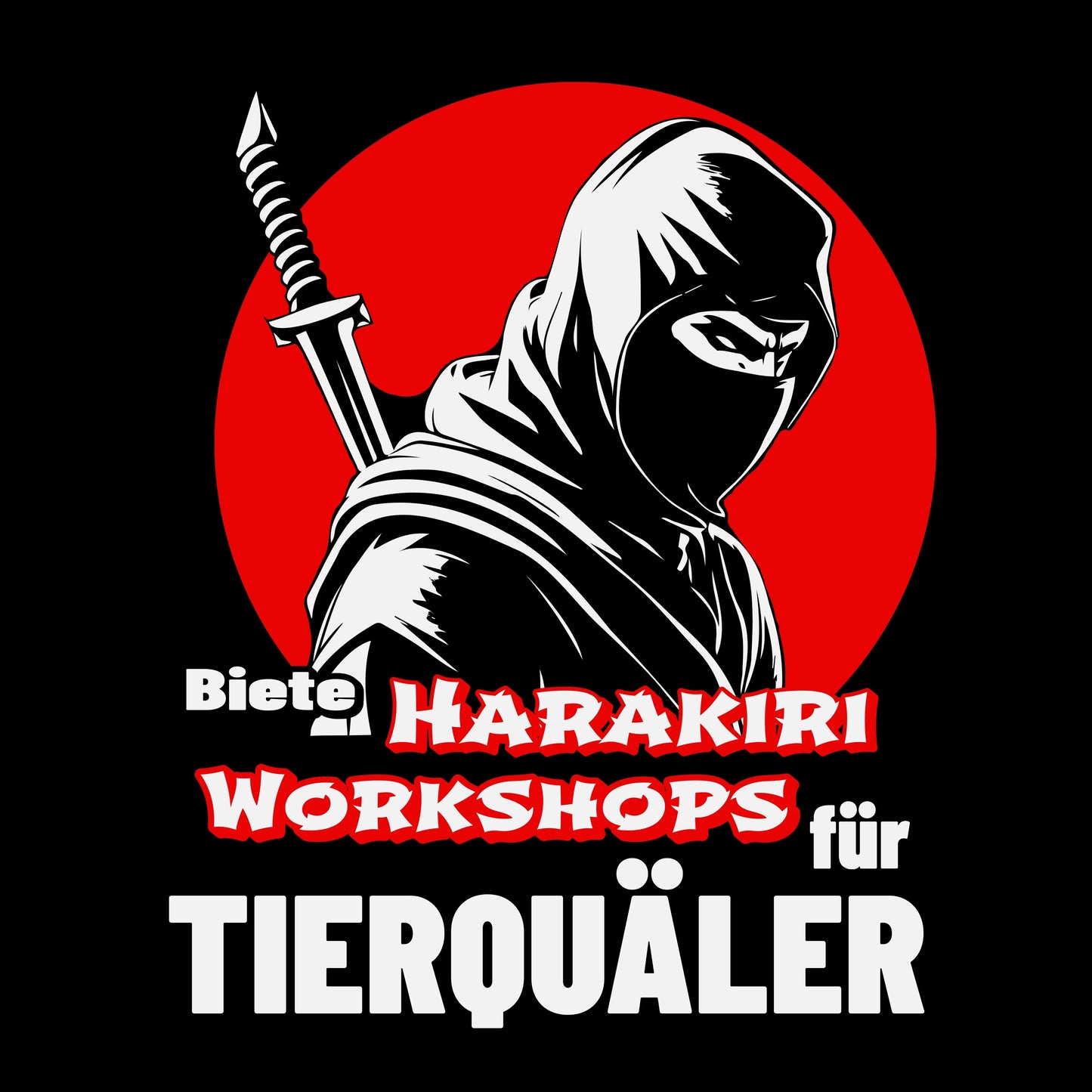 Biete Harakiri Workshops für Tierquäler - Männer