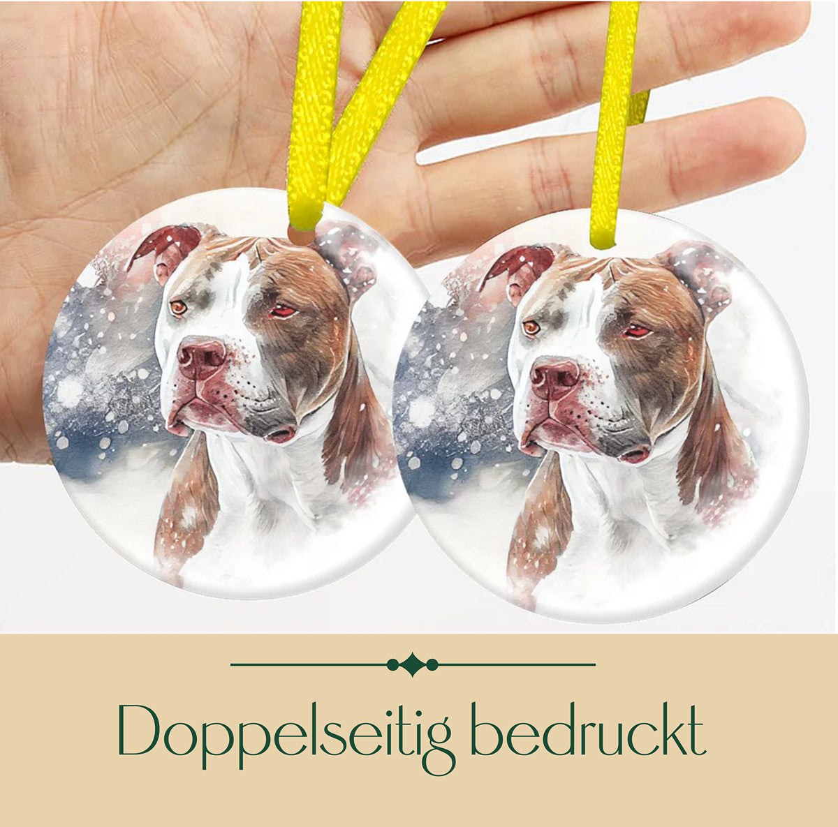 Weihnachtsbaum-Ornament aus Keramik - Stafford 1