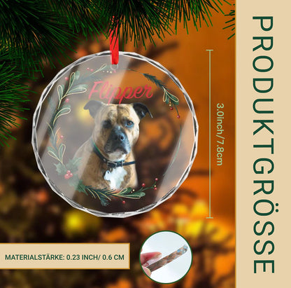 Dein Hund am Weihnachtsbaum - personalisierter Baumschmuck