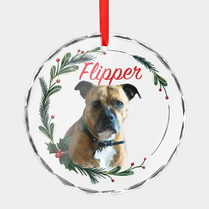 Dein Hund am Weihnachtsbaum - personalisierter Baumschmuck