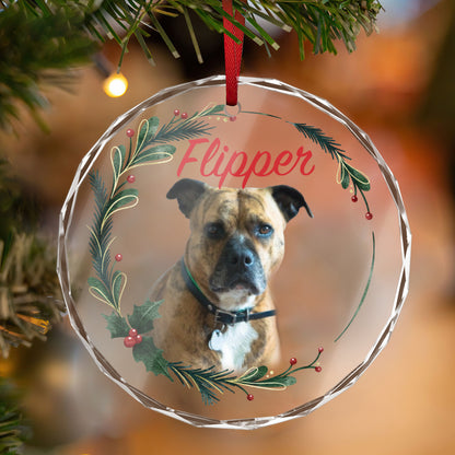 Dein Hund am Weihnachtsbaum - personalisierter Baumschmuck