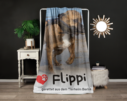 Sherpa Fleece Blanket personalisiert
