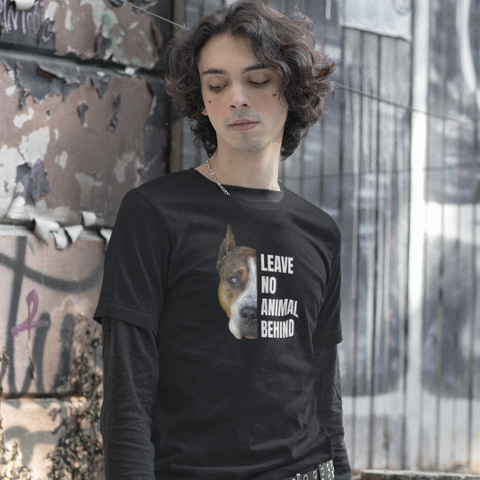 Leave no animal behind - personalisiertes T-Shirt mit deinem Hund