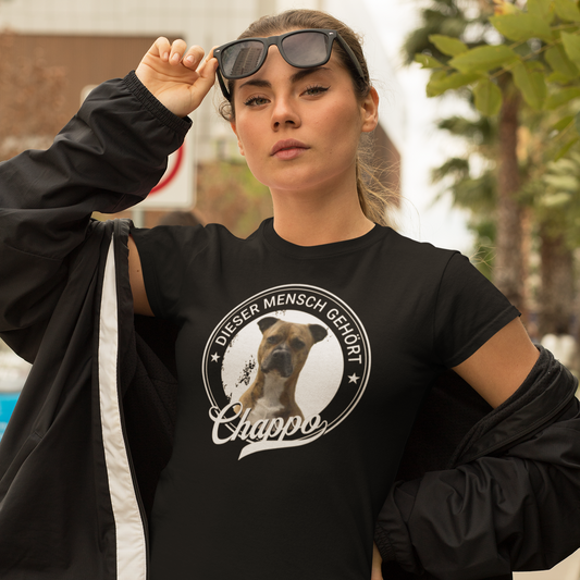 Dieser Mensch gehört .... deinem Listi - individuelles Shirt mit deinem Hund