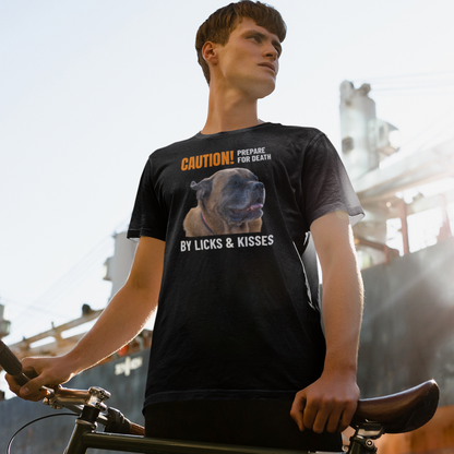 Caution! - personalisiertes T-Shirt mit deinem Hund