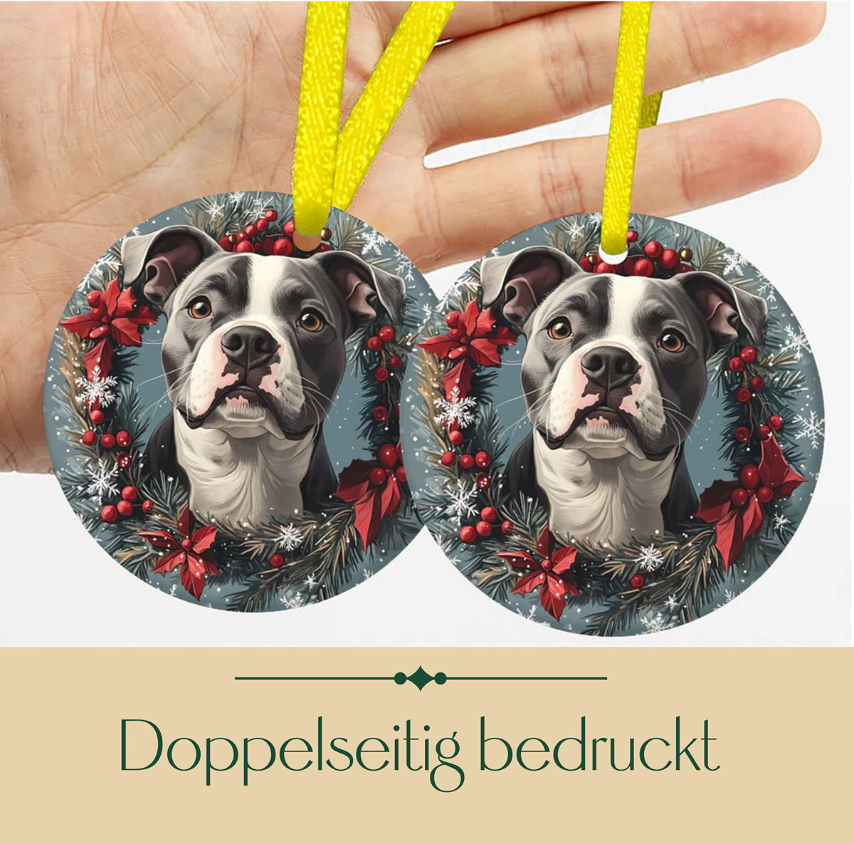 Weihnachtsbaum-Ornament aus Keramik - Stafford 2